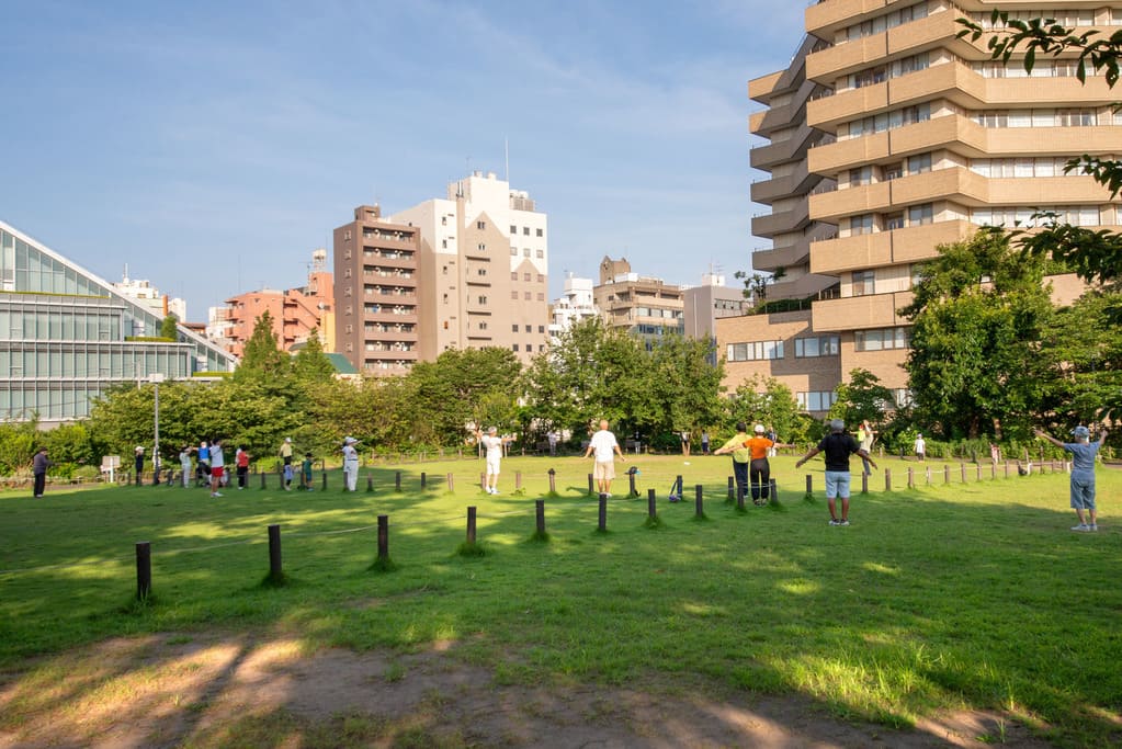 憩いスポットとして最高な「中目黒公園」