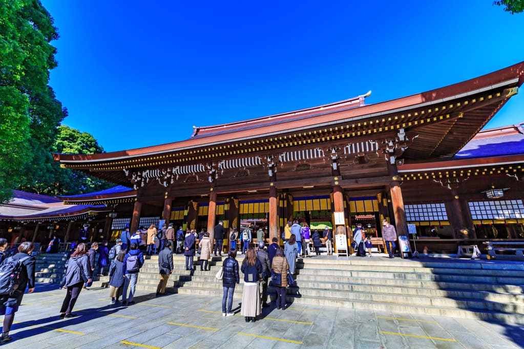 日本最大級の鳥居は必見「明治神宮」