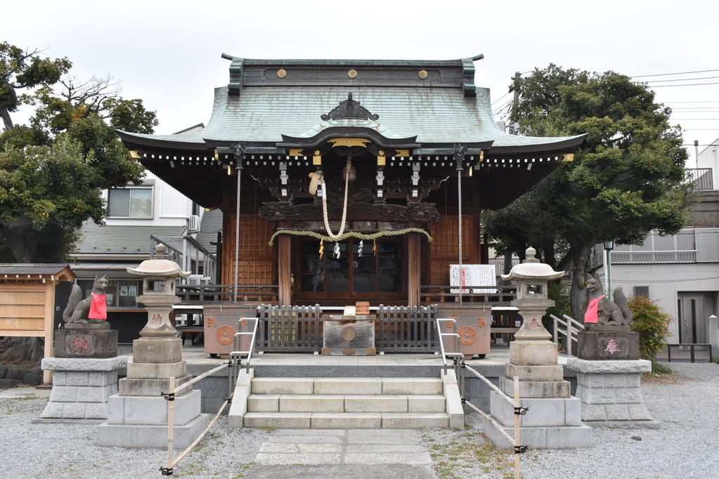 こんにゃく稲荷の愛称で知られる三輪里稲荷神社