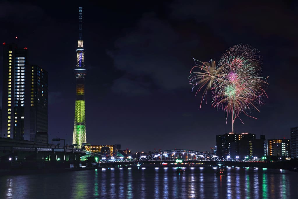 隅田川花火大会は有名