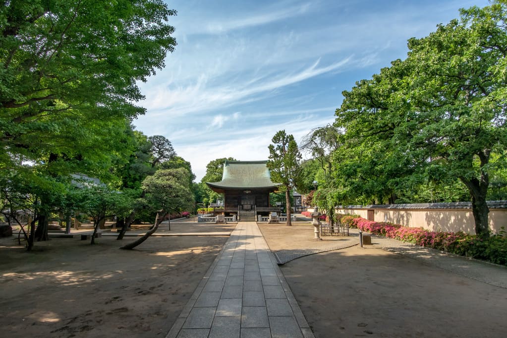 都内で最古の木造建築・経王山文殊院 円融寺