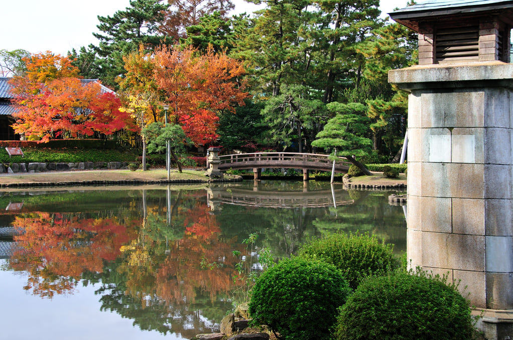 区で最古の白山公園