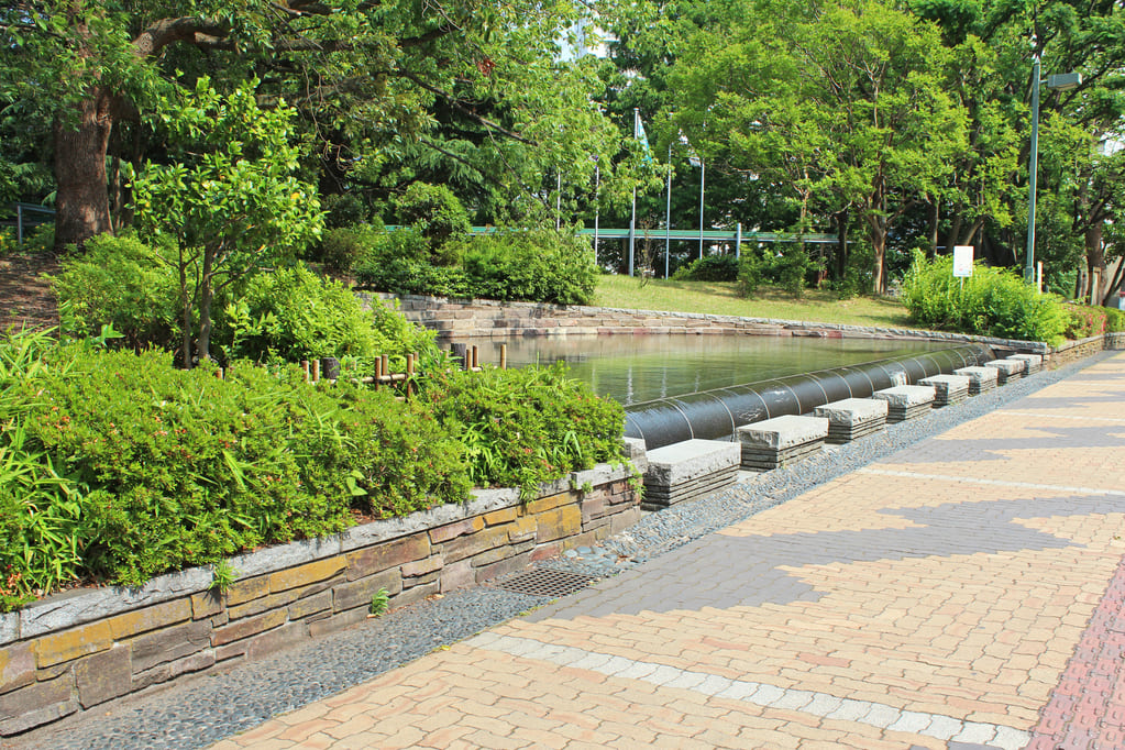 くつろげる公園も多い