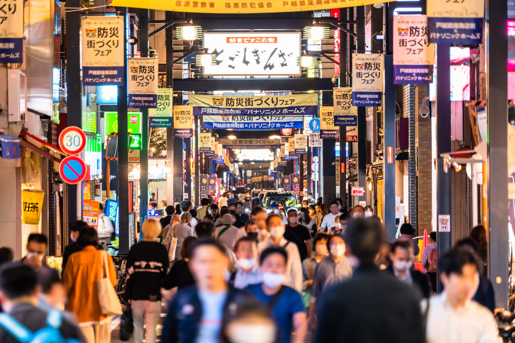 商店街が多い